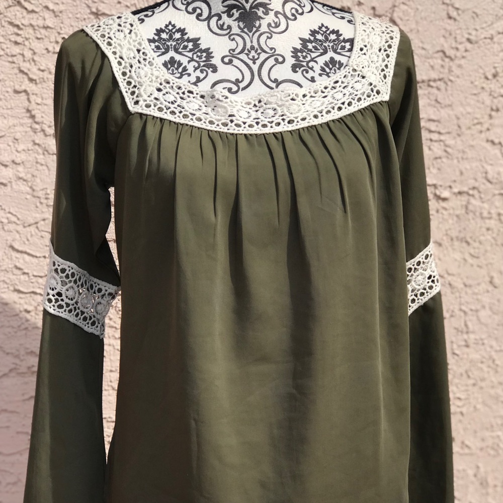 Zara NWT Soft Silky Casual Tunic Top